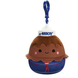 Squishmallows Plush 3.5 inch Stranger Things Ahoy Chocolate 🍫 Clip